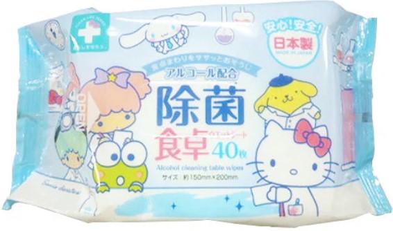 Fｻﾝﾘｵ除菌食卓 ｳｪｯﾄｼｰﾄ40枚