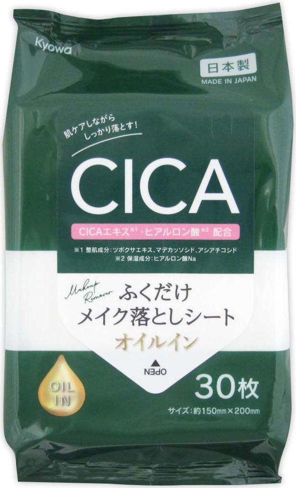 ふくだけﾒｲｸ落としｵｲﾙｲﾝ CICAｴｷｽ30枚